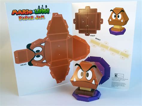 Mario And Crew Papercraft For Nintendo Mario Crafts Paper Crafts
