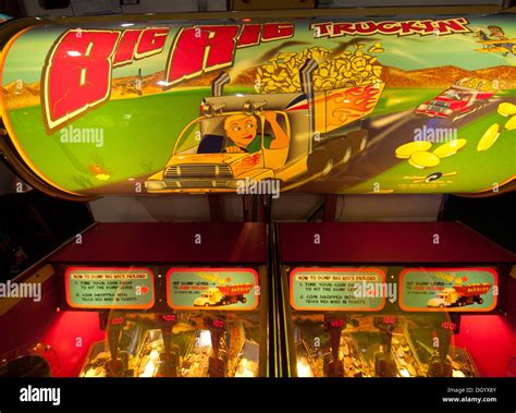 Games In An Amusement Arcade On Brighton Pier Stock Photo Alamy