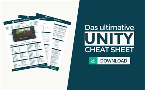 Download Unity Cheat Sheet