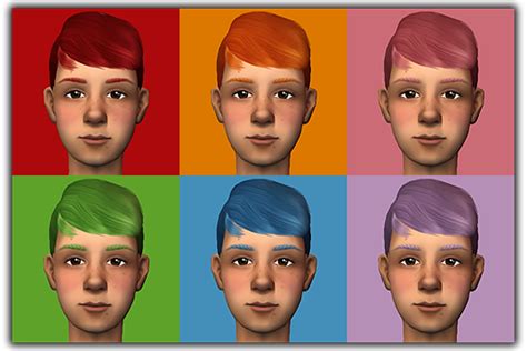 Transparent Eye Brows Png Maxis Match Sims 4 Male Cc Png Download All