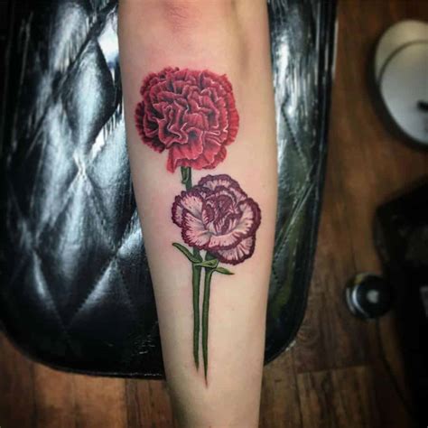Traf sich die internationale tattoo szene in der arena berlin. 27 Beautiful Carnation Tattoo Ideas and Their Symbolism