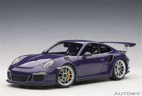 Porsche 911 997 Gt3 Rs Ultra Violet Purple Autoart 78169 118