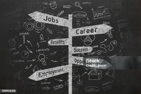 Job Career Direction Sign Business Strategy Stock Photo Download