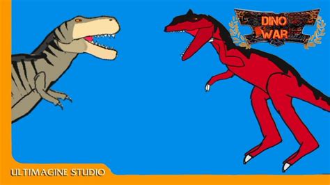 Allosaurus Vs Tarbosaurus Dino War Special Battle Youtube