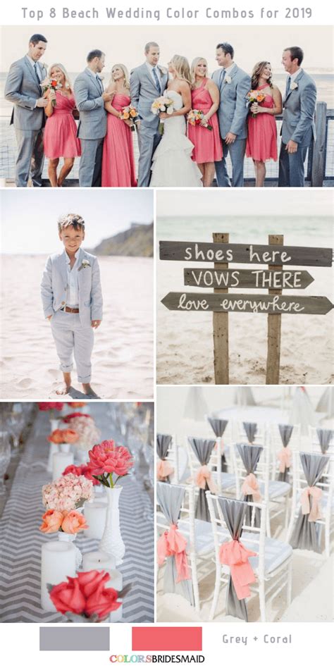 How to plan an elegant regencycore wedding. Top 9 Beach Wedding Color Combos Ideas for 2019 ...