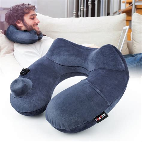 Inflatable Travel Pillow Neck Pillow Ergonomic Patented