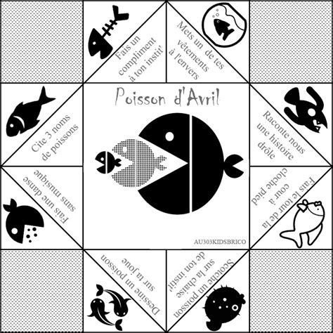 A day of jokes and tricks. Poisson d'Avril ! | Activité poisson d avril, Cocotte en ...