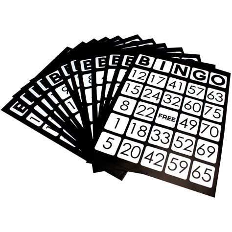 Ez Readers Jumbo Bingo Cards
