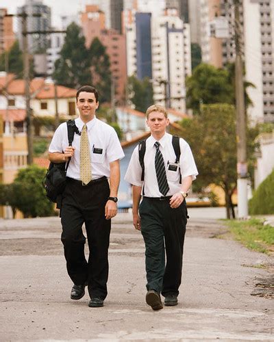 Missionary Mormons Mormon Missionaries Always Travel In Pa Flickr