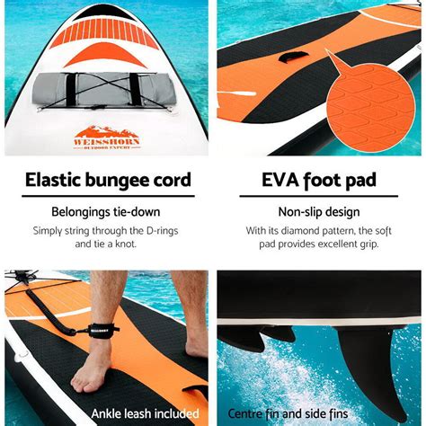 Weisshorn Stand Up Paddle Board Inflatable 11ft Sup Surfboard
