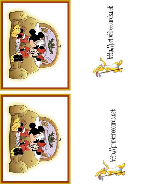 Free Disney Greeting Cards Printable
