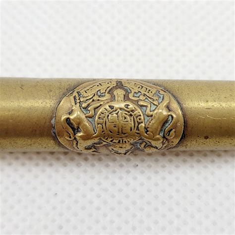 Ww1 Trench Art Letter Opener With Royal Crest Sally Antiques