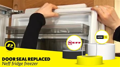 How To Replace A Fridge Door Seal On A Neff Refrigerator Youtube