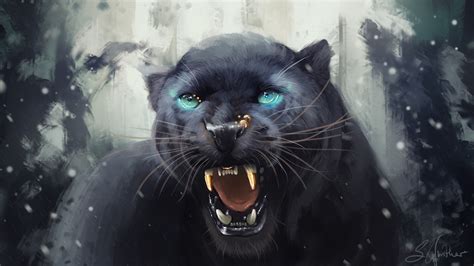 3840x2160 Black Panther Roar Artwork 4k Hd 4k Wallpapersimages