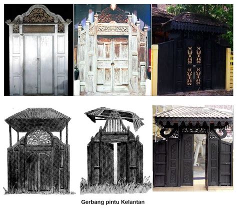 Bagi warga negara asli indonesia, siapa yang tidak. Estatika Rumah tradisional Kelantan ciri 5: Pintu Gerbang ...