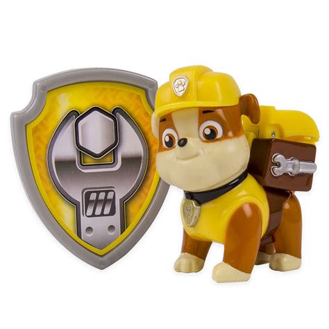 Paw Patrol Action Pack Pup And Badge Rubble Action Figure Walmart Canada