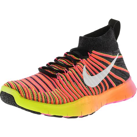 Nike Nike Mens Free Train Force Flyknit Multi Color Ankle High