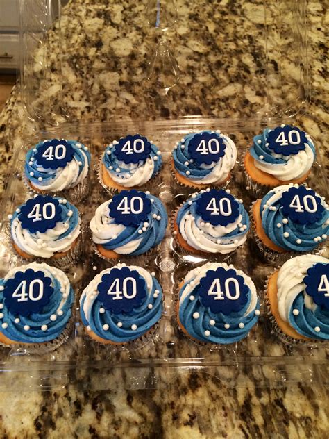 40th Birthday Cupcakes 40th Birthday Cupcakes 40th Birthday Cakes
