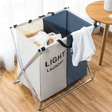 2 Compartment laundry Basket - Gadgets Home gambar png