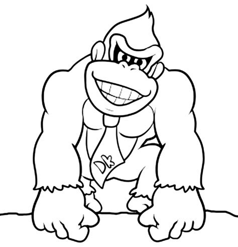 Desenhos De Donkey Kong Para Imprimir E Colorirpintar Images And Photos Finder