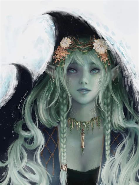 Oc Art Kindreth A Sea Elf Spirits Bard Inspired By The Melancholy