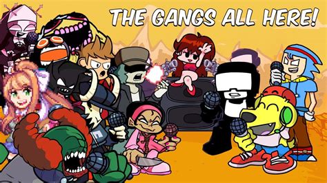 Friday Night Funkin but EVERYONE SINGS IT... (Ugh, Guns, Animal, Nerves