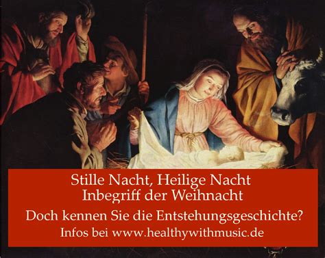 Stille Nacht Heilige Nacht Inbegriff Der Weihnacht Healthy With Music