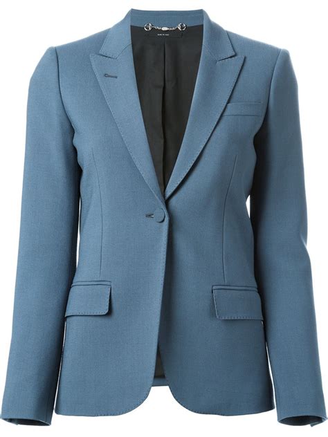 Gucci Two Piece Suit In Blue Lyst