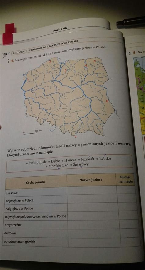Geografia Sprawdzian Klasa 7 Dział 1 - Zadanie 4/28 bliżej geografii klasa 2 gimnazjum - Brainly.pl