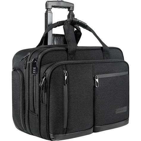 Buy Vankean 173 Inch Rolling Laptop Bag Women Men With Rfid Pockets