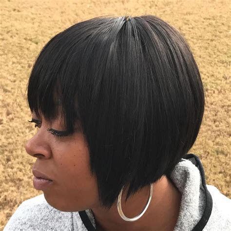 Quick Weave Hairstyles With Bangs