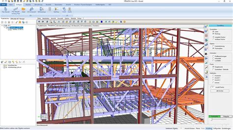 Stahlbau 3d Software Stahlbau Massivbau In Einem System