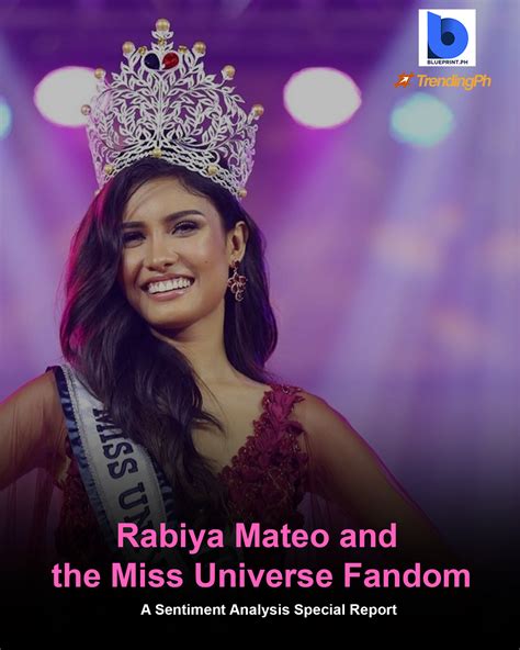 Rabiya Mateo And The Miss Universe Fandom On Facebook Philippines Blueprint