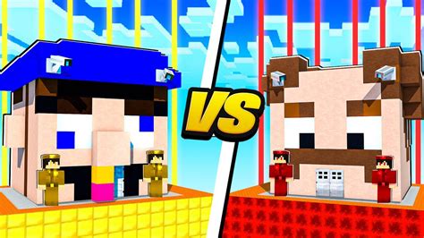 Jeffy Vs Marvin Most Secure House Battle In Minecraft Youtube