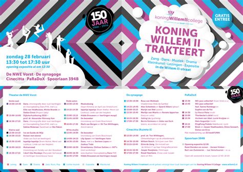 The source for news, analysis, stats, scores, and rumors. Koning Willem II College viert 150-jarig bestaan - Tilburg.com