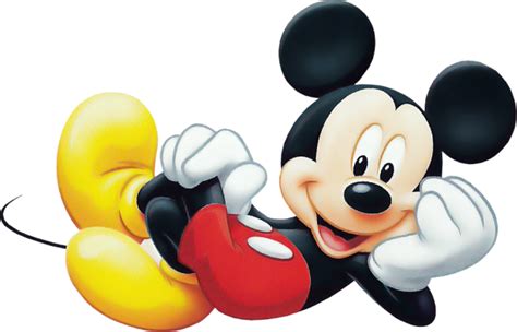 Mickey Mouse Laying Down Transparent Cutout Png And Clipart Images Citypng