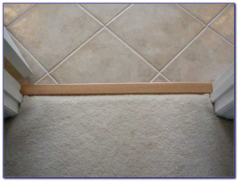 Transition between carpet and laminate flooring, previously had carpet to provide a tile floor or the high sides. Vinyl Tile To Carpet Transition Strips - Tiles : Home ...