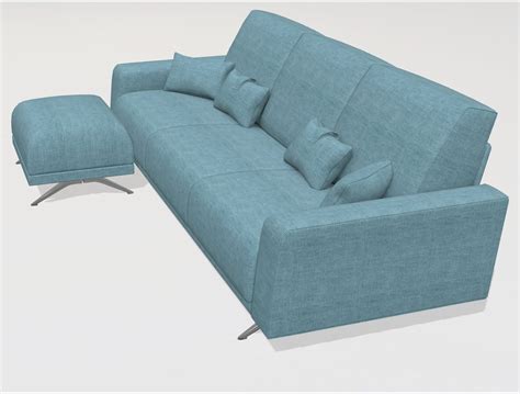 Fama Boston Sofa With Footstool Apt Fabric Sofa Collections