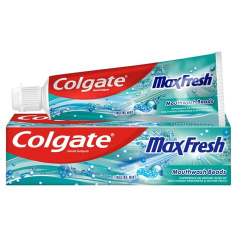 Colgate Blue Max Beads Toothpaste 75ml From Ocado