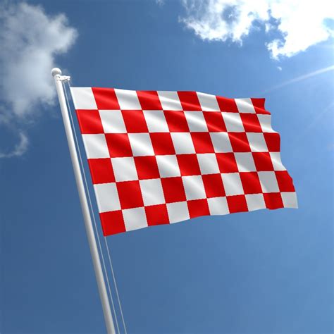 The british flag is the union flag (or union jack when flown at sea) and is an amalgamation of the english's st. Red & White Small Checkered Flag | Buy Red & White ...