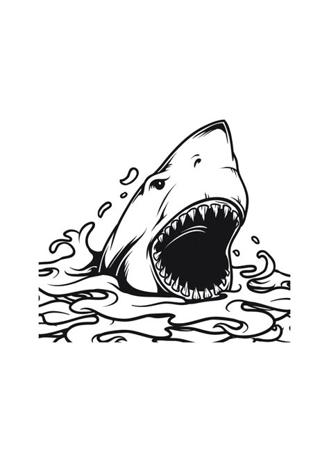 Download Shark Free SVG File - SvgHeart.com