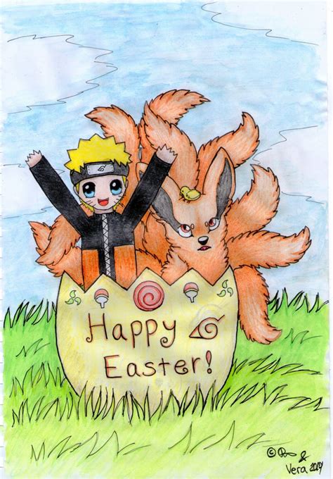 Collab Happy Easter Naruto And Kurama By Wolfox3 On Deviantart