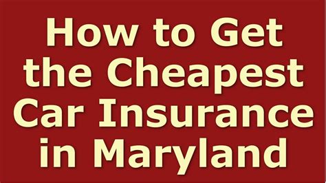 Maryland medical cannabis card frequently asked questions. How to Get Cheap Car Insurance in Maryland | Best Maryland ...