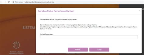 Senarai hanya akan memaparkan status bantuan yang telah dipohon atau sedang diterima. syisziee blog: Macam mana nak semak status bantuan bulanan ...