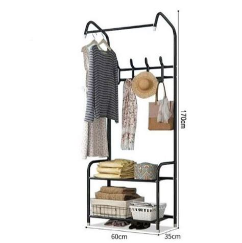 Dengan menggunakan jemuran baju, anda bisa mengeringkan beragam cucian tanpa memakan banyak tempat. Jual Angola Rak Gantungan Baju D23 Stand Hanger Jemuran ...