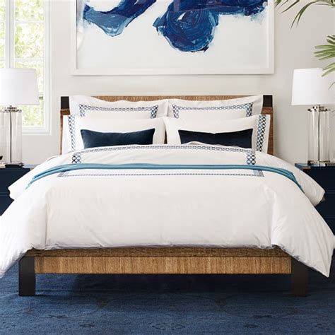 Mattresses, bases, bedding, pillows, accessories, sheets Amalfi Woven Bed | Williams Sonoma