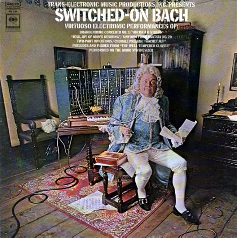 Switched On Bach By Walter Carlos Electronic Music Album Covers