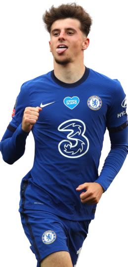 He started his football career from chelsea. Mason Mount football render - 69685 - FootyRenders