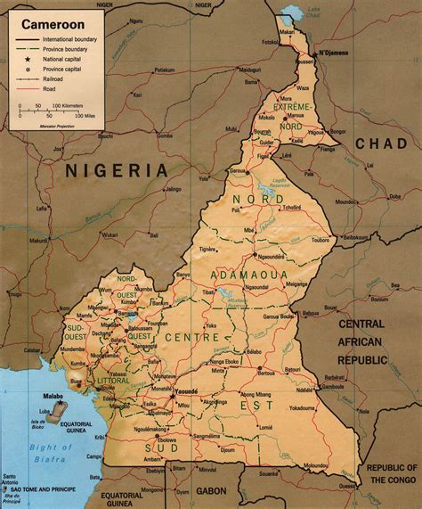 Cartes du Cameroun - Carte-monde.org