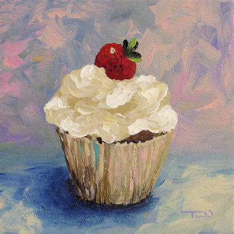 Turn your photos into art. Cupcake 001 Painting by Torrie Smiley